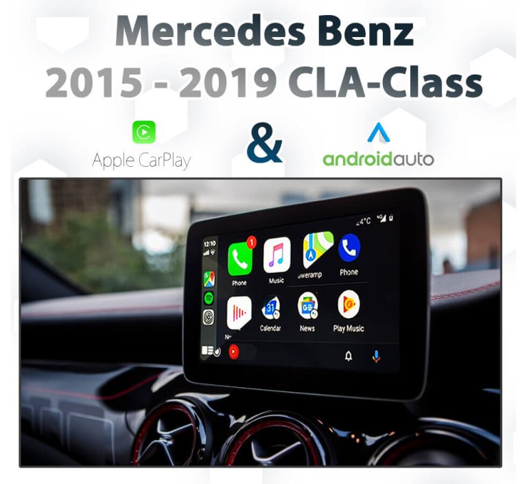 Cla Android Installation Mercedes Benz C117 CLA-Class 2015-2019 Apple CarPlay & Android Auto ...