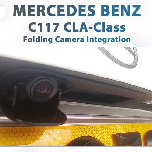 Mercedes Benz C117 CLA-Class Folding Reverse Camera Integration