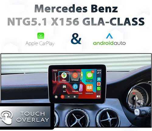 Mercedes Benz GLA_Touch and Dial control Apple CarPlay & Android Auto Integration
