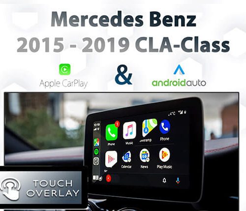 Mercedes Benz CLA_Touch and Dial control Apple CarPlay & Android Auto Integration