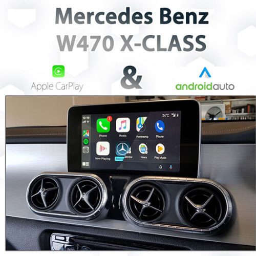 Mercedes Benz W470 X-Class - Apple CarPlay & Android Auto Integration