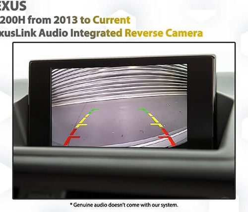 [2012-] Lexus CT200h Audio Integrated Reversing Camera Upgrade