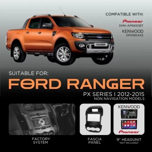 Ford Ranger 2012-2015 head unit upgrade