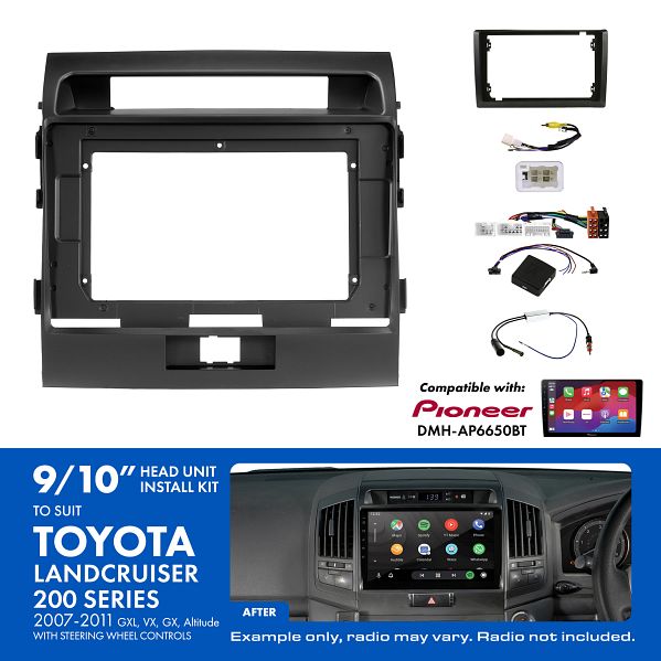 AKTO17 Toyota LandCruiser 200 Series Headunit Upgrade