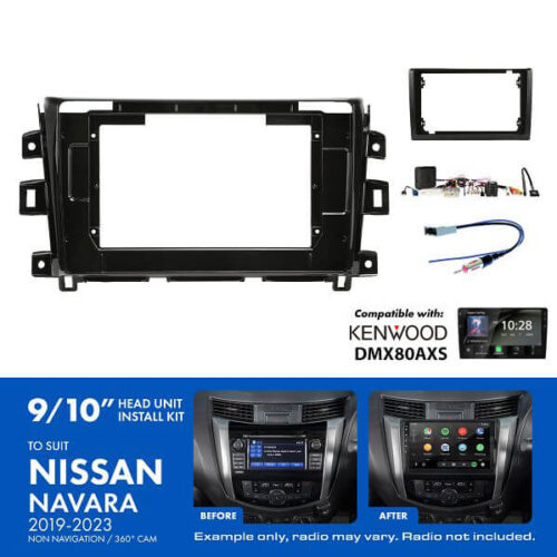 AKNI15 Nissan Navara Install Kit 2019–2023