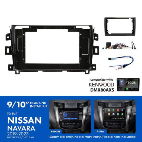 AKNI14 Nissan Navara Install Kit 2019–2023