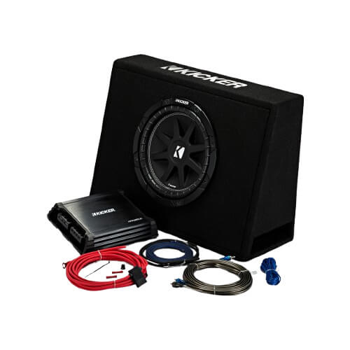Kicker 44KKP210 slimline subwoofer package