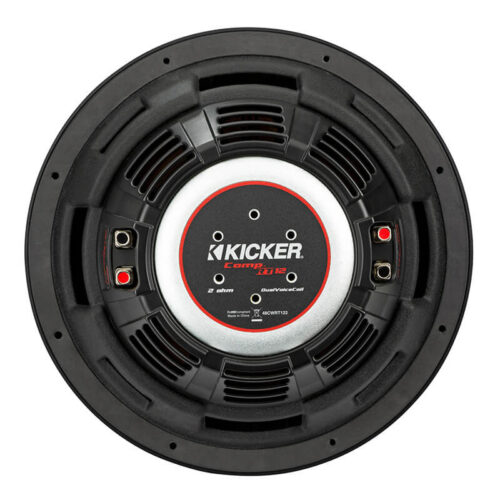 Kicker 48CWRT124 – 12″ Subwoofer 500 Watts RMS Dual 4 Ohm - Image 2
