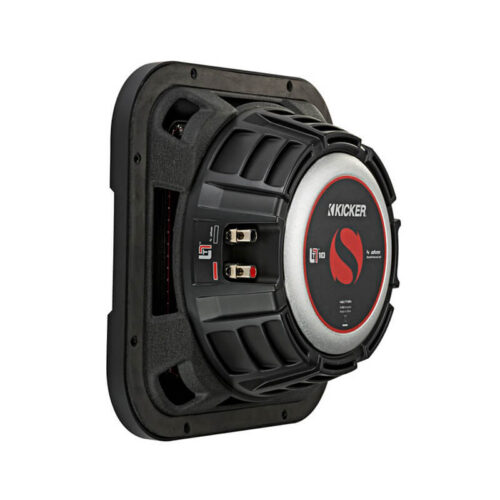Kicker 46L7T104 10" Subwoofer – 500W RMS Dual 4 Ohm - Image 3