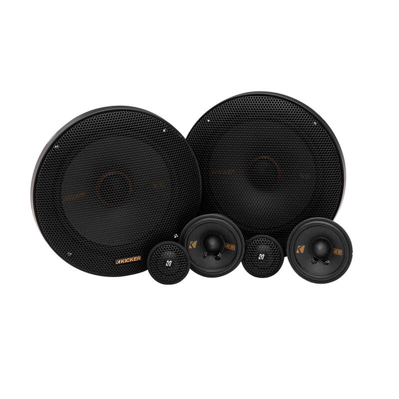 Kicker 51KSS365 6.5″ 3-Way Component Speakers