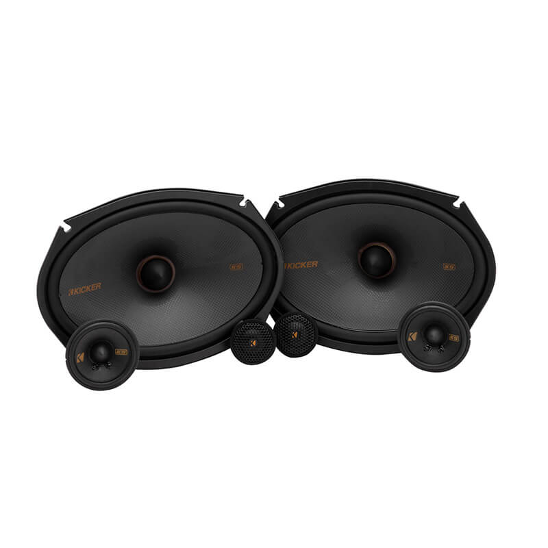 Kicker 51KSS369 6″ x 9″ 3-Way Component Speakers