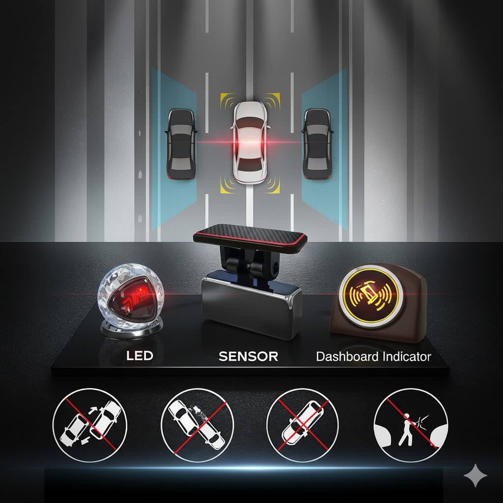 Car Radar Blind Spot Detection System