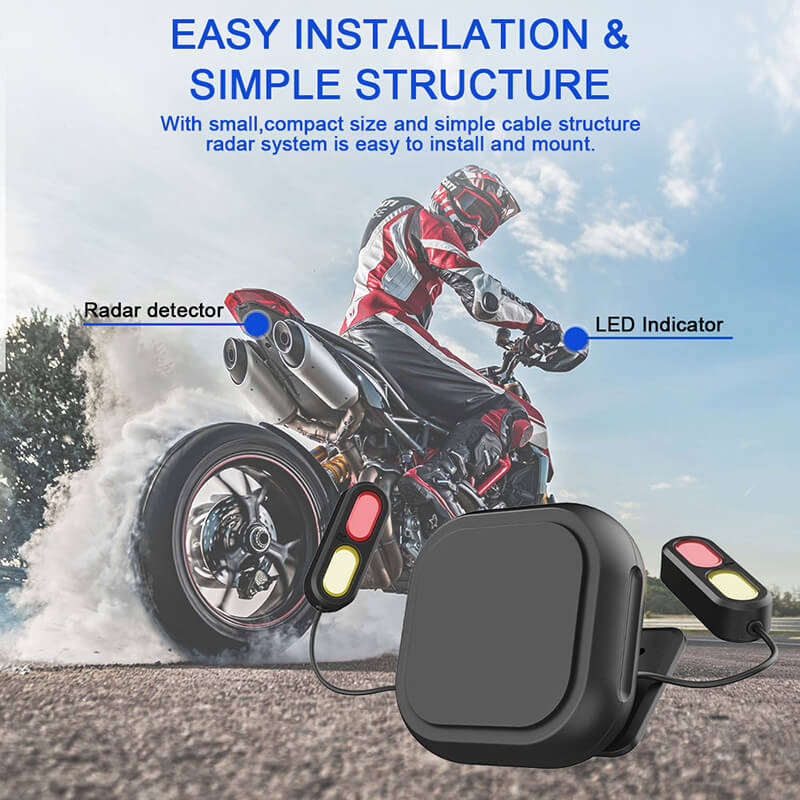 Motorcycle BSD Radar Detection System
