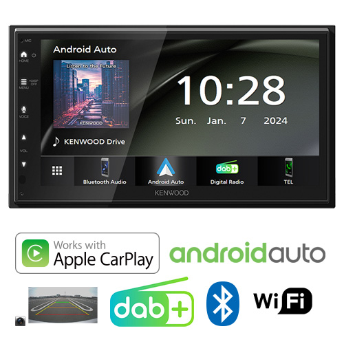 Kenwood DMX6523DABS Apple CarPlay Android Auto Receiver