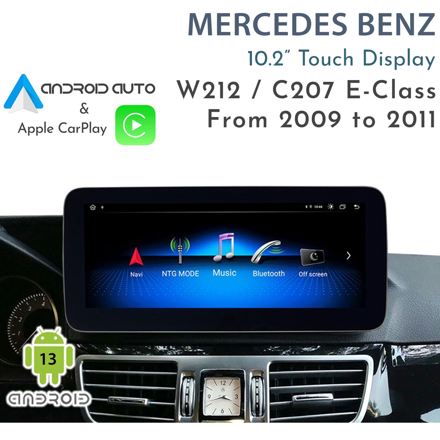 Mercedes E-Class W212 headunit upgrade